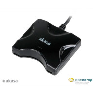 Akasa - kártyaolvasó - USB2.0 1portos - Fekete - AK-CR-03BKV2
