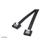 Akasa - Proslim - SATA adatkábel - fekete - 30cm - AK-CBSA05-30BK