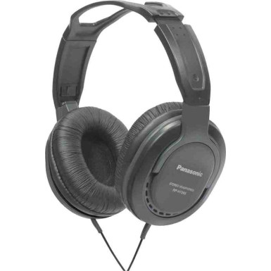 PANASONIC RP-HT265E-K stúdió fejhallgató Fejhallgató,2.0,3.5mm,Kábel:5m,10-27000Hz,Black