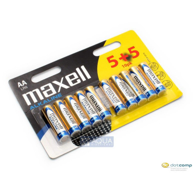 Maxell 1.5V Alkáli AA ceruza elem (10db / csomag) /LR6/