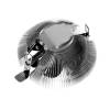 Cooling CPU Cooler - DK-01S (23,8dB, max. 48,76 m3/h, 3pin csatlakozó, 8cm)