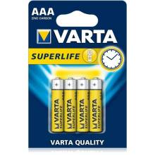 VARTA Superlife AAA féltartós mikró 4db LR03 elem VARTA Superlife AAA féltartós mikró 4db LR03 elem
