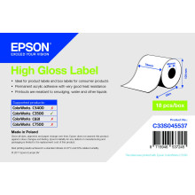 EPSON - POS SD LABEL CONSUMABLES U4 HIGH GLOSS LABEL - CONTINUOUS   C33S045537