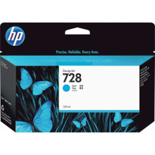 HP - INKJET LF DESIGN SUPP (PL UK) INK CARTRIDGE NO 728 CYAN       F9J67A