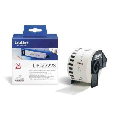 BROTHER DK-22223 folytonos szalagcímke 50mm x 30,48m öntapadós White BROTHER DK-22223 folytonos szalagcímke 50mm x 30,48m öntapadós White