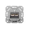 Digitus CAT6 fali aljzat 2xRJ45, árnyékolt DN-9006-N
