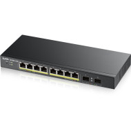 ZyXEL GS1900-10HP 8port GbE LAN 2 GbE SFP port menedzselhető PoE switch GS1900-10HP-EU0101F