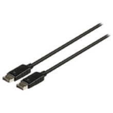 Valueline DisplayPort 1.2 kábel DisplayPort dugasz- dugasz, 2,00 m, fekete CCGL37010BK20 Valueline DisplayPort 1.2 kábel DisplayPort dugasz- dugasz, 2,00 m, fekete CCGL37010BK20