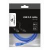 Gembird USB 3.0 A- B kábel, 1.8m, CCP-USB3-AMBM-6