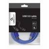 Gembird USB 3.0 A- B kábel, 3m, CCP-USB3-AMBM-10