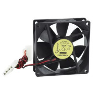 Gembird ventilátor ATX PC házhoz, 80x80mm, 4-pin FANCASE-4