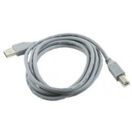 Gembird USB 2.0 A- B kábel, 1.8m, szürke CCP-USB2-AMBM-6G