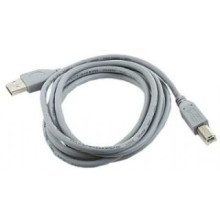 Gembird USB 2.0 A- B kábel, 1.8m, szürke CCP-USB2-AMBM-6G