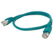 Gembird FTP kat.5e RJ45 patch kábel, 1m, zöld PP22-1M/G