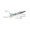 Gembird FTP kat.5e RJ45 patch kábel, 15m, szürke PP22-15M