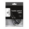 Gembird Toslink optikai k&aacute;bel, fekete, 1 m CC-OPT-1M