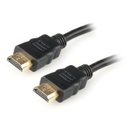 Gembird HDMI V1.4 apa-apa kábel aranyozott csatlakozóval 0.5m, bulk csomagolás CC-HDMI4-0.5M