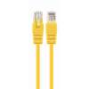 Gembird UTP kat.5e RJ45 patch kábel, 1.5m, sárga PP12-1.5M/Y