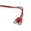 Gembird UTP kat.5e RJ45 patch kábel, 0.25m, piros PP12-0.25M/R