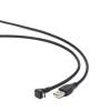 Gembird micro USB cable 2.0 AM-MBM5P 1.8M angled 90'' black CCP-MUSB2-AMBM90-6