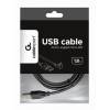 Gembird micro USB cable 2.0 AM-MBM5P 1.8M angled 90'' black CCP-MUSB2-AMBM90-6
