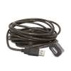Gembird USB 2.0 aktív hosszabbító kábel, 5m UAE-01-5M