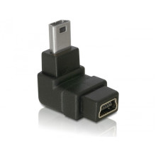 Delock Adapter USB-B mini 5pin male/female 90°angled 65097