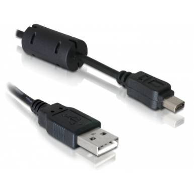 Delock kamera kábel 1m Olympus 12-tűs USB 82417 Delock kamera kábel 1m Olympus 12-tűs USB 82417