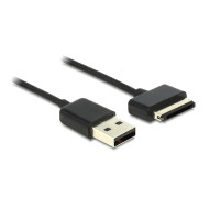 Delock szinkron- és töltőkábel, USB 2.0 apa  ASUS Eee Pad 40 pin apa, 1 m 83451