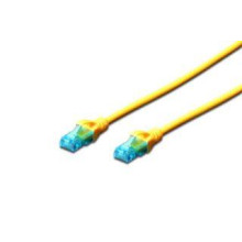 Digitus Premium CAT 5e UTP patch kábel, hossza: 0.5m, sárga DK-1512-005/Y