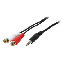 LogiLink Connection Cable Stereo Audio, 0.2 m CA1047