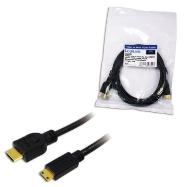 Logilink HDMI - Mini HDMI átalakító kábel 2M CH0023