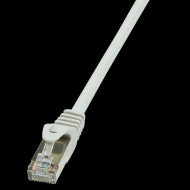 LogiLink CAT5e F/UTP Patch Cable AWG26 grey  0,25m CP1012S