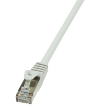 LogiLink CAT5e SF/UTP Patch kábel AWG26 grey  0,50m CP1022D