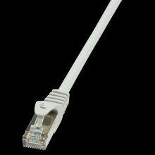 LogiLink CAT5e F/UTP Patch kábel AWG26 grey  0,50m CP1022S