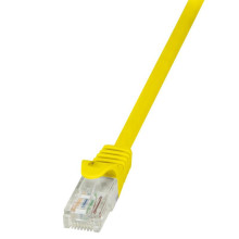LogiLink CAT6 U/UTP Patch Cable EconLine AWG24 yellow 0,25m CP2017U