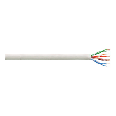 LogiLink Patch Cable U/UTP Cat.5e CCA EconLine PVC grey 100m CPV0014