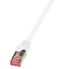 LogiLink CAT6 S/FTP Patch kábel PrimeLine AWG27 PIMF LSZH white 30m CQ2121S