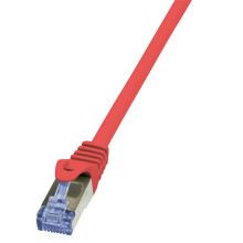 LogiLink CAT6A S/FTP Patch Cable PrimeLine AWG26 PIMF LSZH red 1,00m CQ3034S