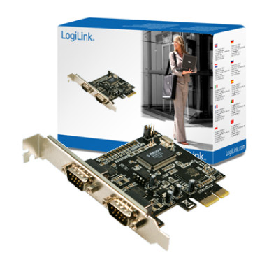 Logilink PCI Express kártya, 2 soros port PC0031