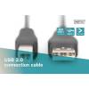 Assmann USB 2.0 kábel, A m / B m, 3m AK-300102-030-S