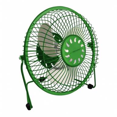 ESPERANZA 6" YUGO asztali USB ventil&aacute;tor - z&ouml;ld EA149G