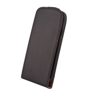Leather case Elegance (Xperia Z1 mini) Fekete FE277268