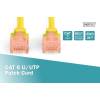 Digitus Premium CAT 6 UTP patch kábel, hossza: 2,0m, sárga DK-1612-020/Y