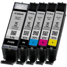 Ink Canon CLI-571 C/M/Y/BK MULTIPACK Blister without Security 0386C005
