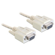Delock kábel serial Null modem 9 pin F/F, 1.8 m 84077