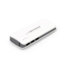 Esperanza RADIUM power bank 8000mAh - feh&eacute;r/sz&uuml;rke EMP106WE