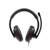 Fejhal +mikrofon Gembird MHS-U-001 Stereo USB Black