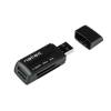 Natec Card Reader MINI ANT 3 SDHC, MMC, M2, Micro SD, USB 2.0 Black NCZ-0560