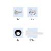 LOGILINK- Keystone Panel for 24 Keystone Jacks / Coupler, shielded, black NK4042
